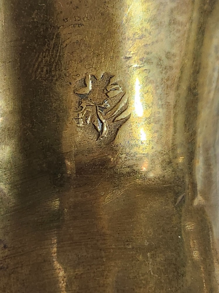 Vintage Dallah Coffee Pot Brass Arabic Islamic Middle Eastern
