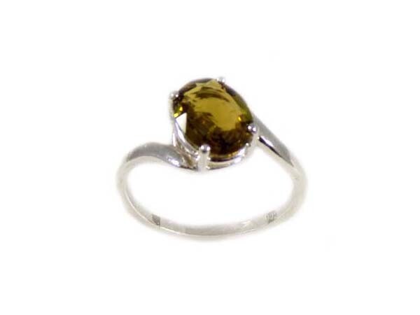 Andalusite 1½ct Antique 19thC Multi-Color + Ring: Medieval Evil Spirits Amulet
