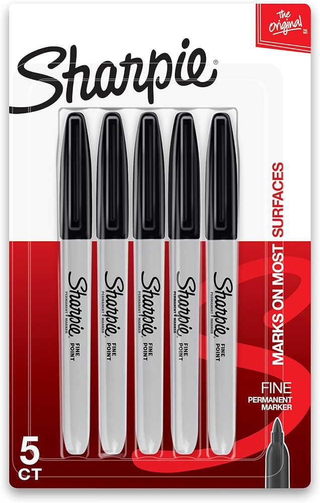 SHARPIE King Size Permanent Marker Large Chisel Tip, Great for Poster Boards, Bl