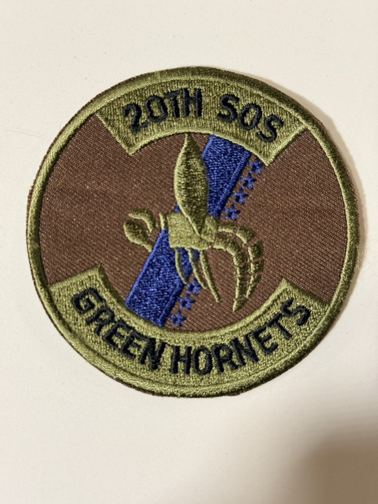 Original USAF 20th Special Operations Squadron (SOS) “Green Hornets” Patch