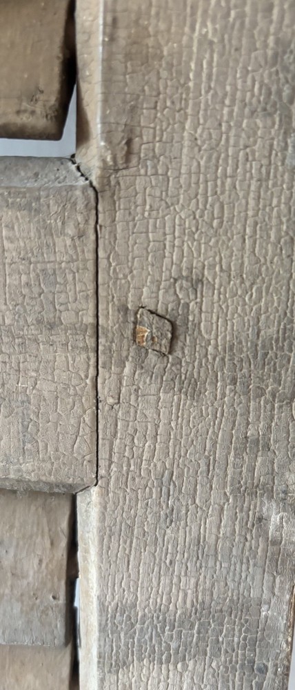 Antique Architectural Salvage Wood Shutter