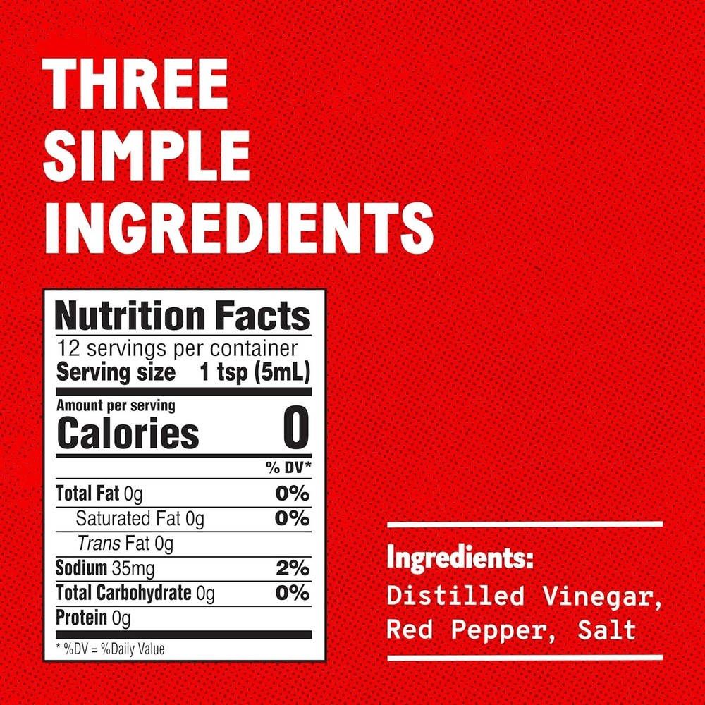 Authentic 1868 Red Pepper Sauce, 2 Fl Oz - & Kosher Delight