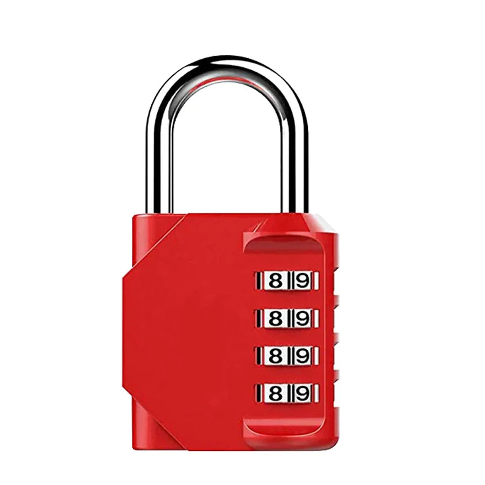 1pc Combination Lock Resettable 4 Digit Padlock with Combination Waterproof