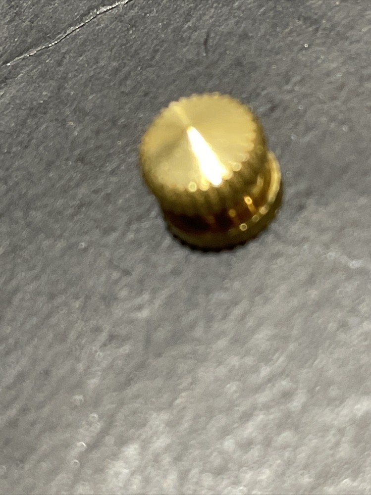 25 Pcs Solid Brass Knurled Head Battery Nut Cap Nut 8/32 Threads Unfinished