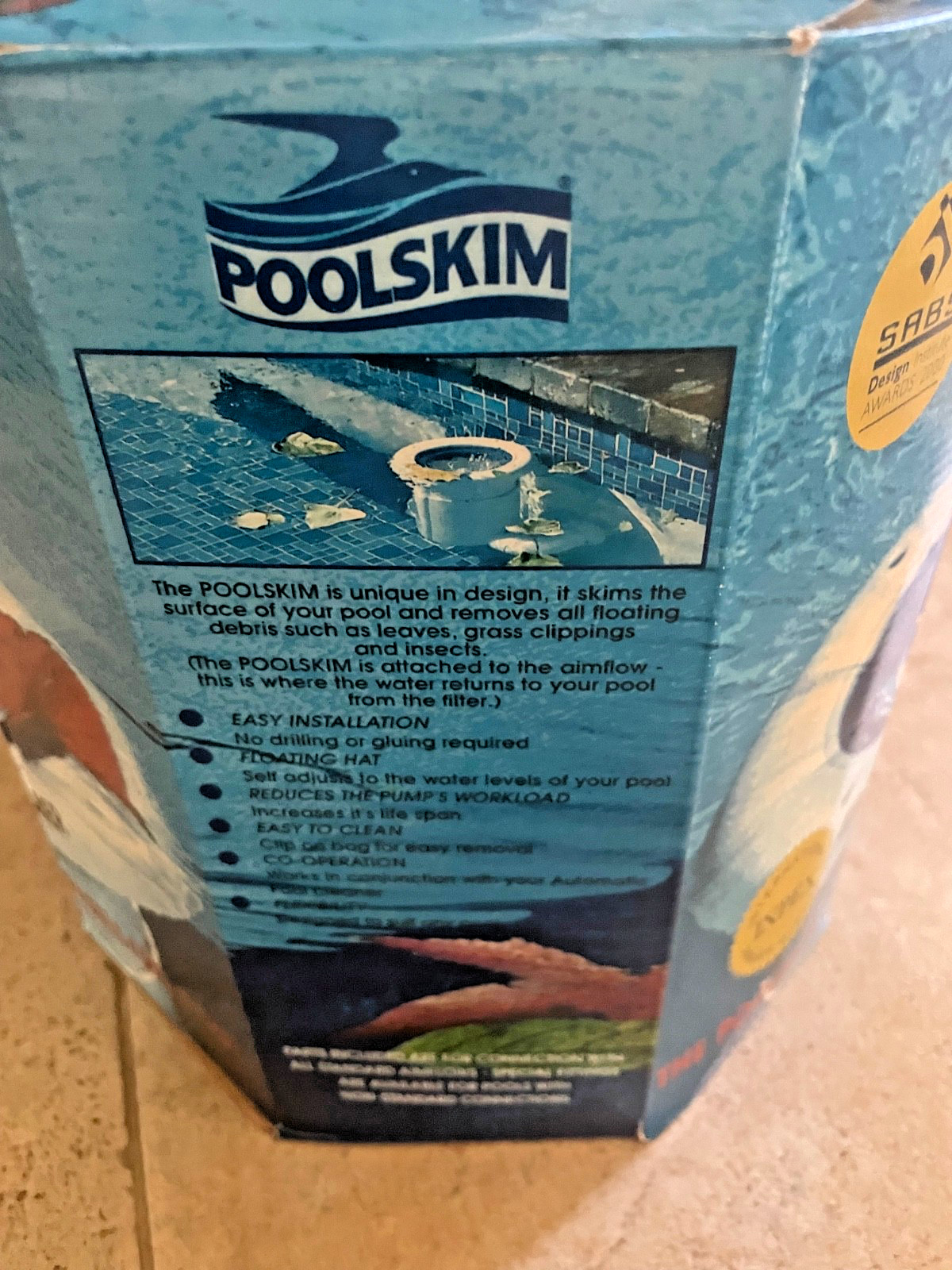 Poolskim Pool Surface Leaf Skimmer - Return Line Automated Surface Cleaner