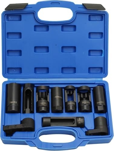 10pcs Oxygen Sensor Socket Set Sensor Oil Pressure Sending Unit Socket Set