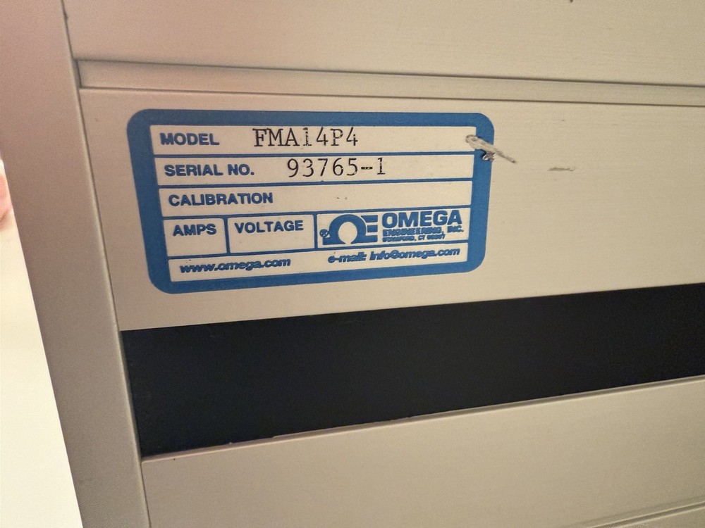Omega Engineering FMA14P4 Mass Flow Controller 4-Channel Digital Lab Unit