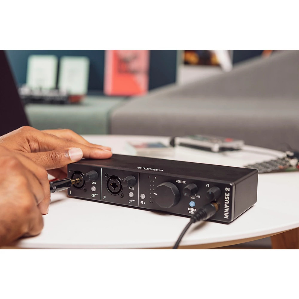 Arturia MiniFuse 2 USB Audio Interface, Black