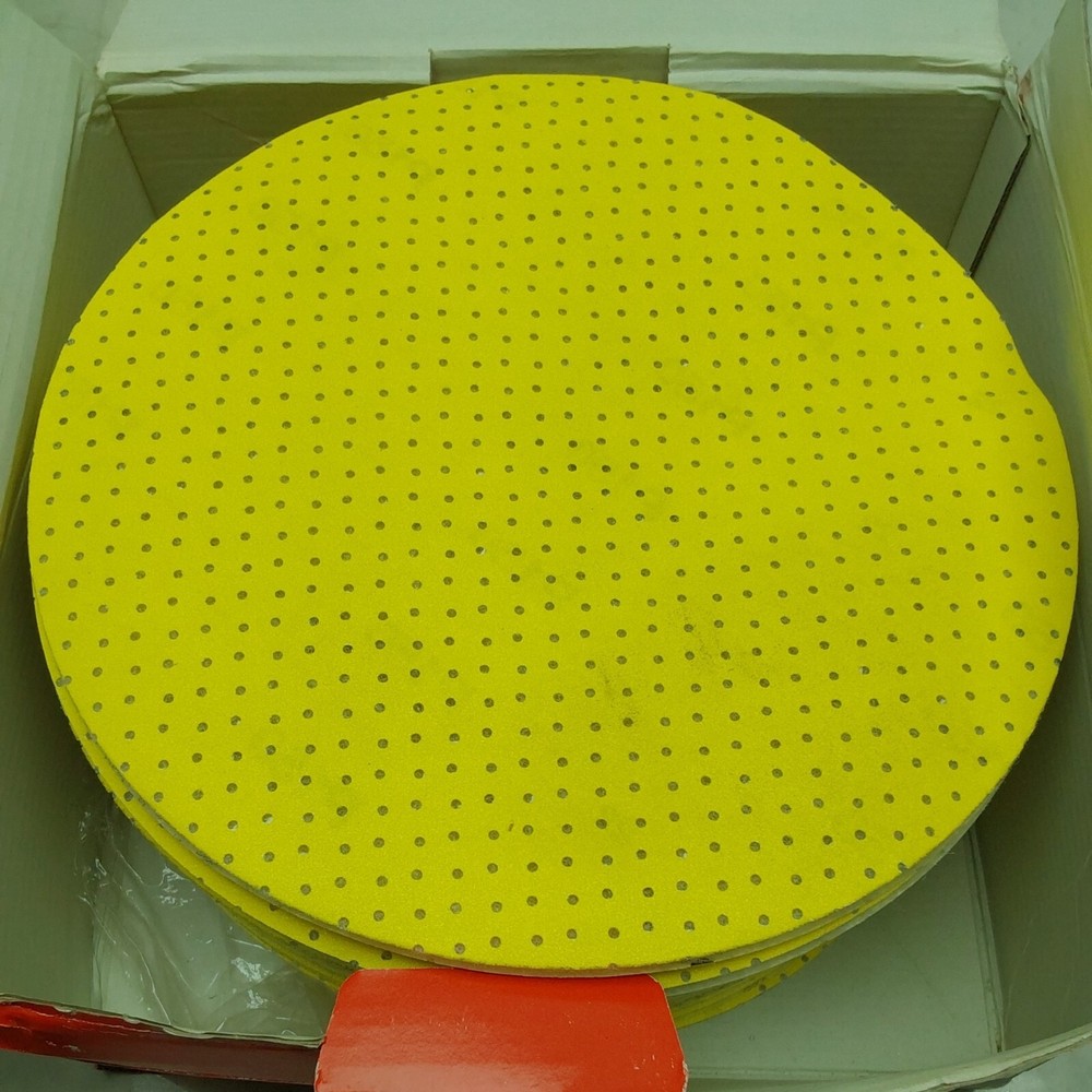 25 Pack FLEX HooknLoop Perforated Sanding Paper 150 Grit 9" 225MM Diameter