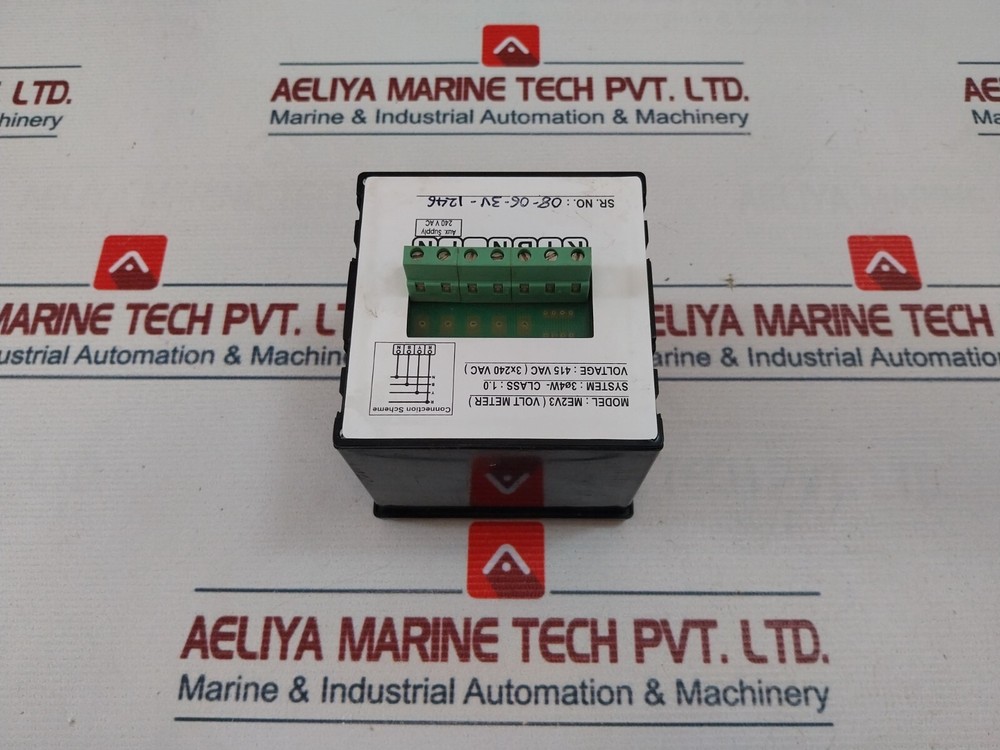 Trinity ME2V3 Three Phase Digital Voltmeter 240V AC