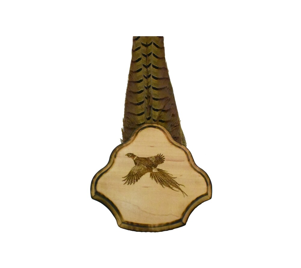 Pheasant Mounting Plaque- Standard Hardwood