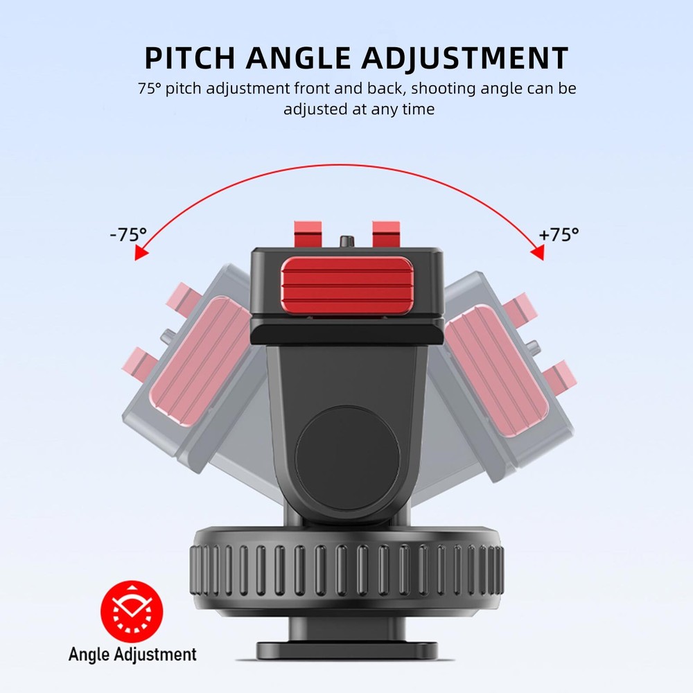 Magnetic Cold Shoe Quick Release Adapter Mount for Insta360 Ace/Ace Pro