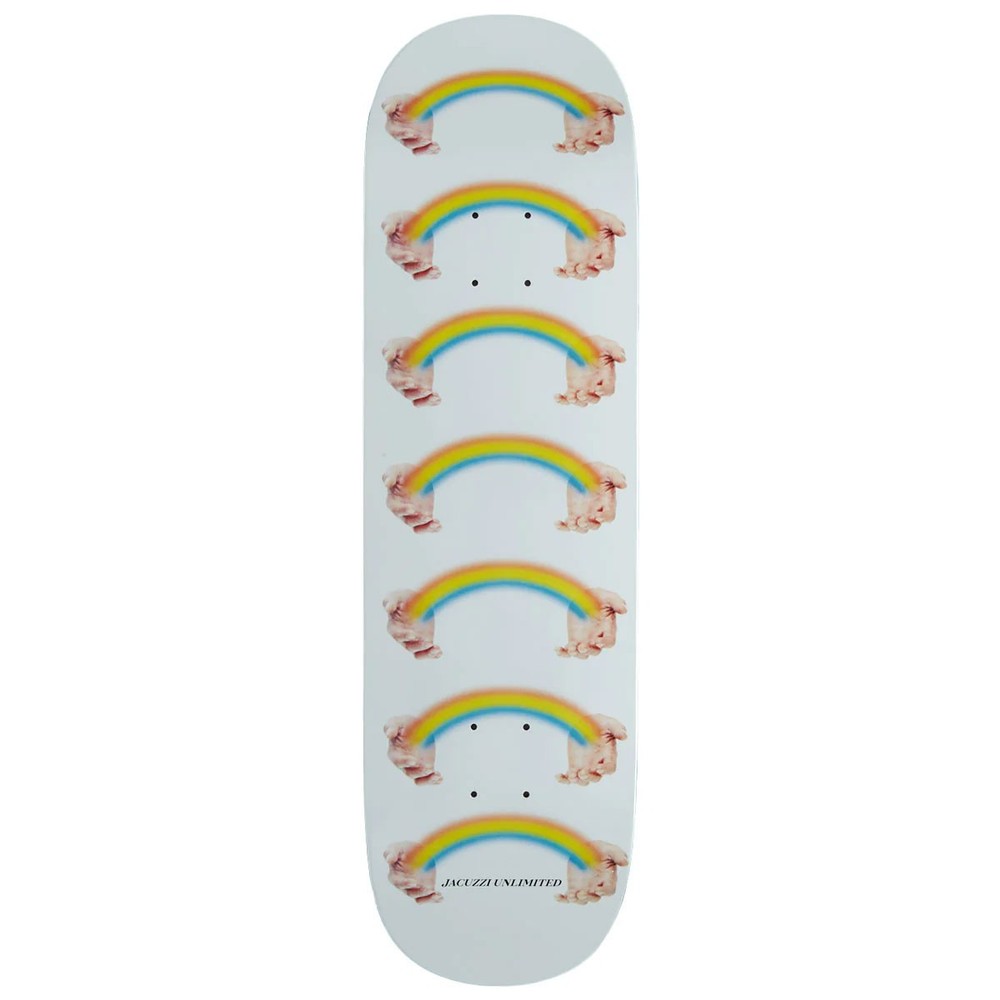 Jacuzzi Skateboard Deck Rainbow Hands 7.75" x 31.3"