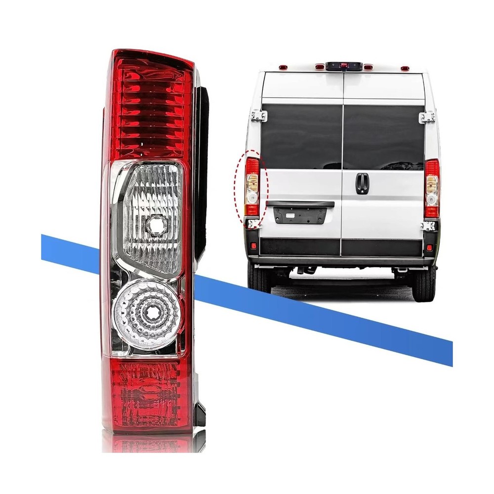 Replacement Driver Side Tail Light Without Circuit for RAM ProMaster 1500 250...