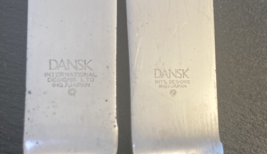Dansk Stainless ANVIL 2 Knives Japan SHIPS FREE