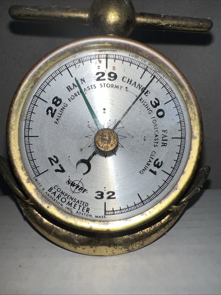 Vintage Swift & Anderson Inc Compensated Barometer - UNTESTED