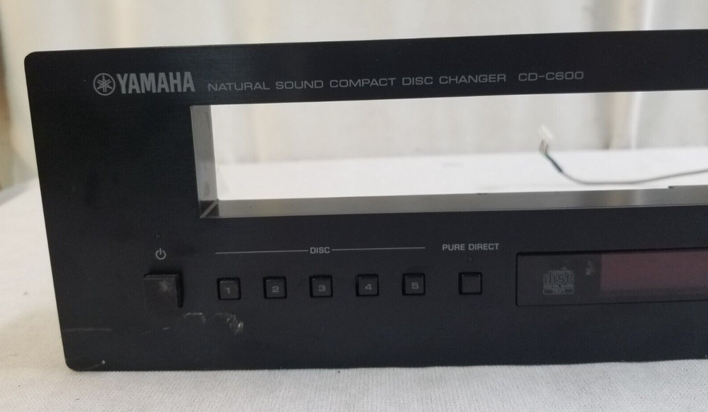 YAMAHA CD-C600 CD Changer FRONT DISPLAY & FUNCTIONS PCB BOARDS w Power Switch