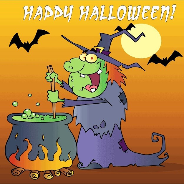 30 Custom Halloween Greetings Personalized Address Labels