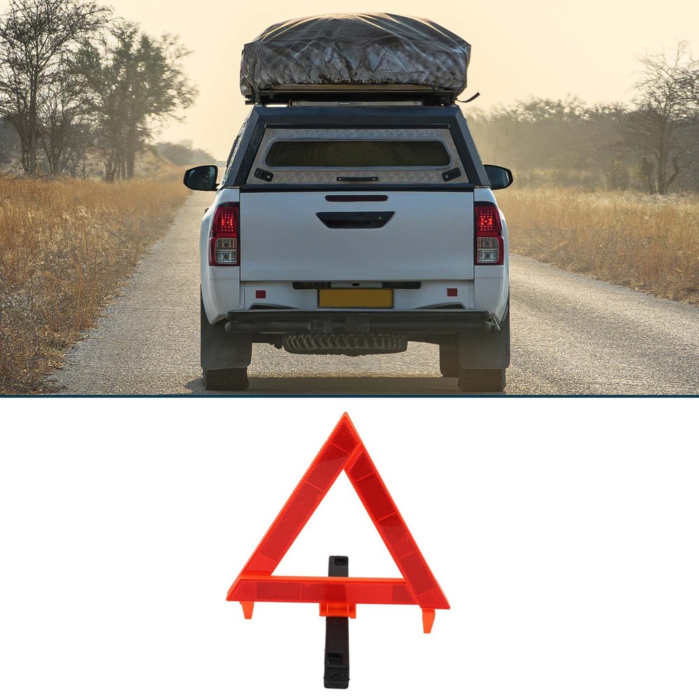 Universal Car Safety Warning Triangle Warning Triangle Replacement Red Black
