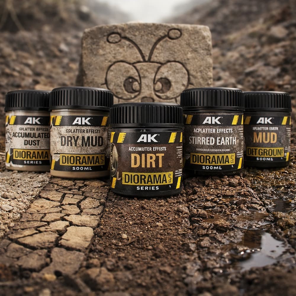 AK Interactive Splatter Effects Acrylic Diorama Effects🍯Model Kit Miniature Kit