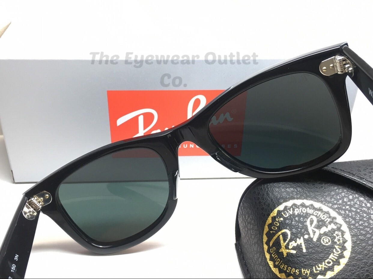 Store Display Rayban Wayfarer Black RB2140 Standard 50mm Large 54mm Men / Women