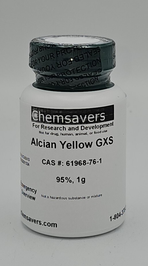 Alcian Yellow GXS, 95% (Dye Content), 1g