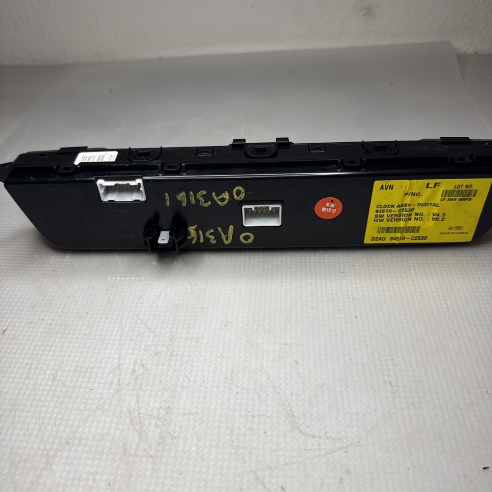 Control Panel with Clock ID 94510C2530 Fits 15-17 SONATA 963750
