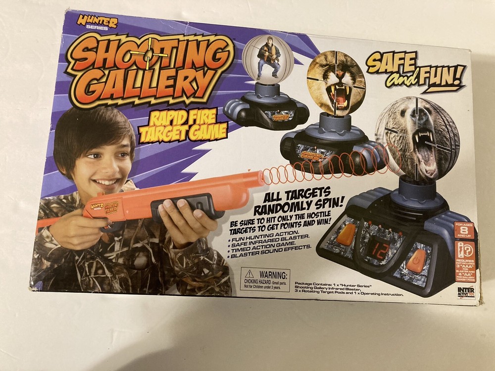 hunter series shooting gallery rapid fire target game safe and fun interactive