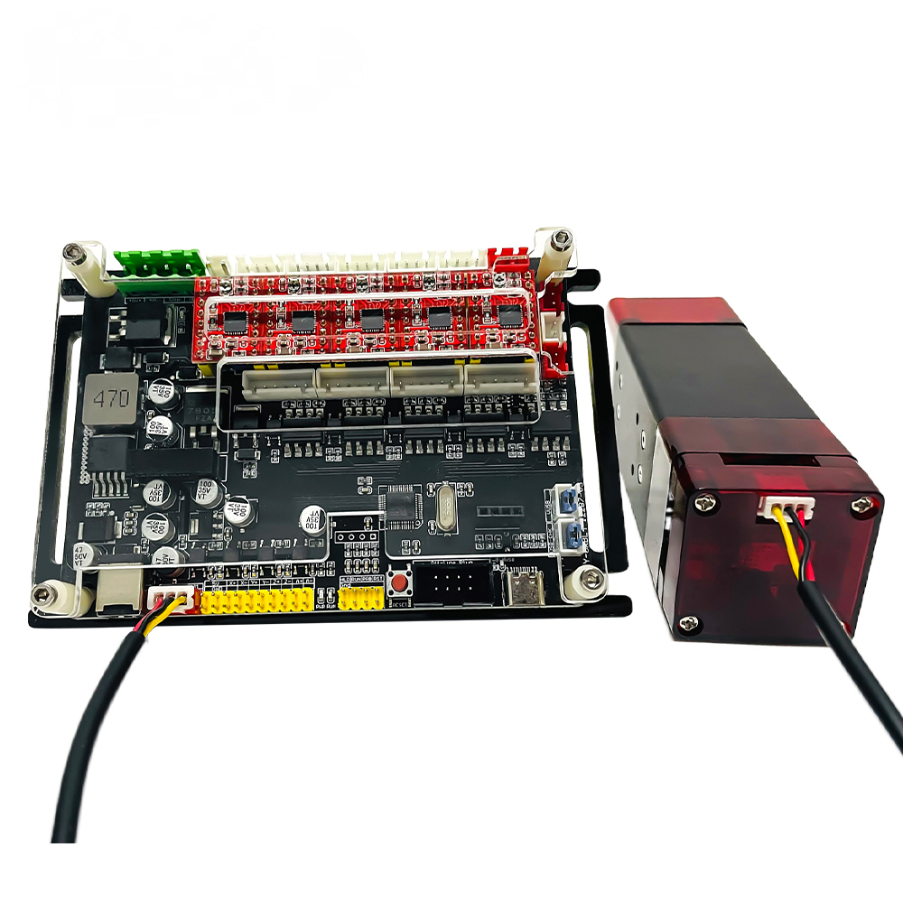 New CNC 4AXIS Stepper Motor Controller MCU32 Bit GRBL Driver Board With Offline