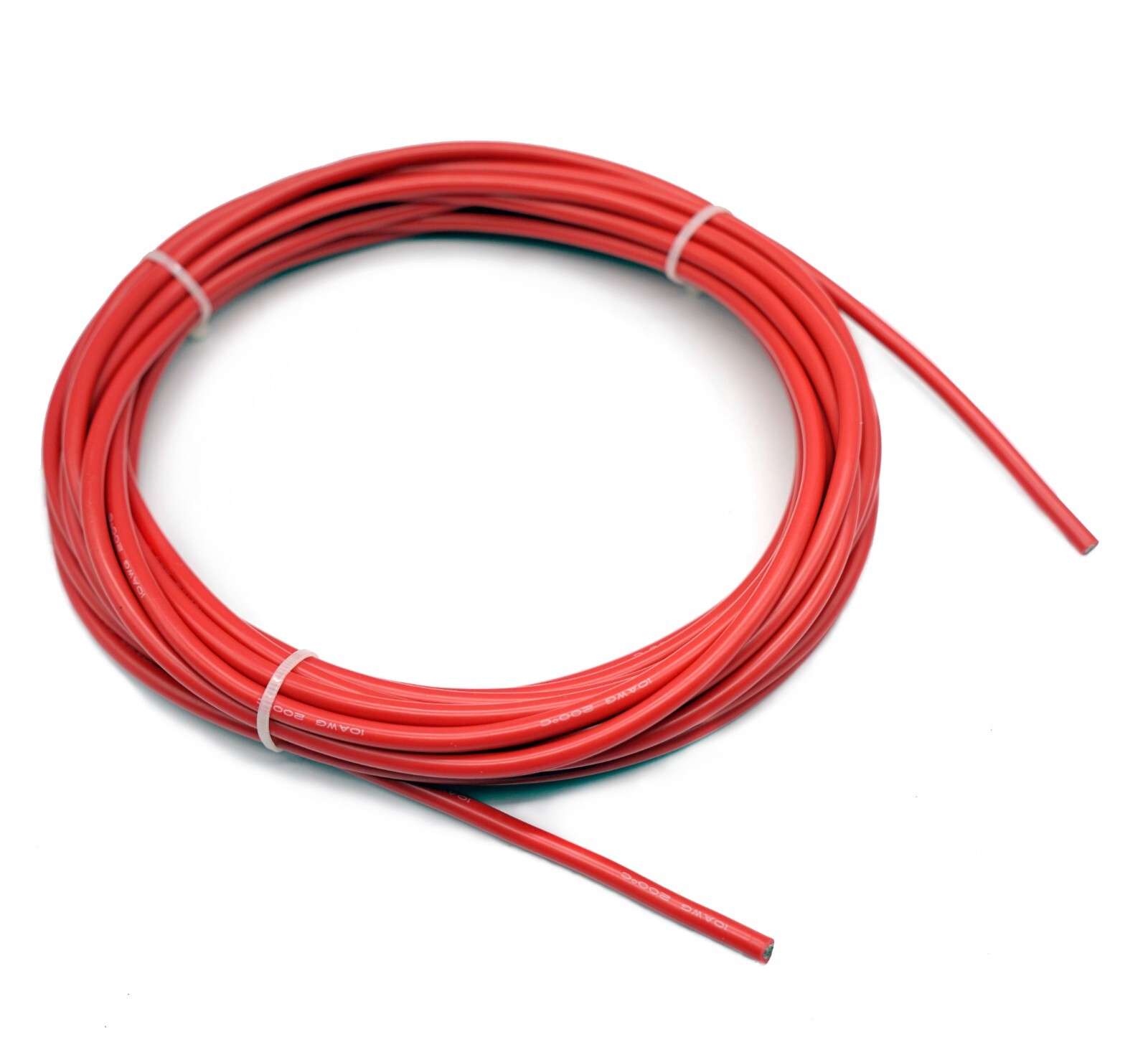 3ft-200ft 10 AWG 10 Gauge Silicone Wire Red Black Flexible Electrical Bare Wire