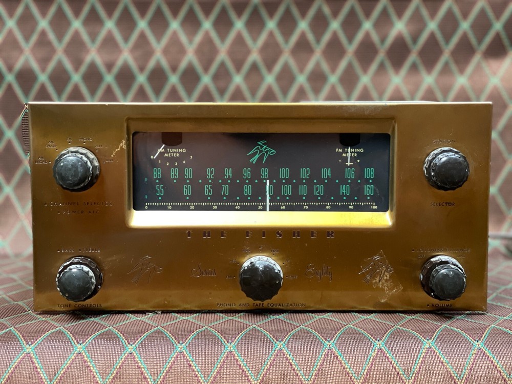 Fisher 80T tube tuner- Complete (untested)