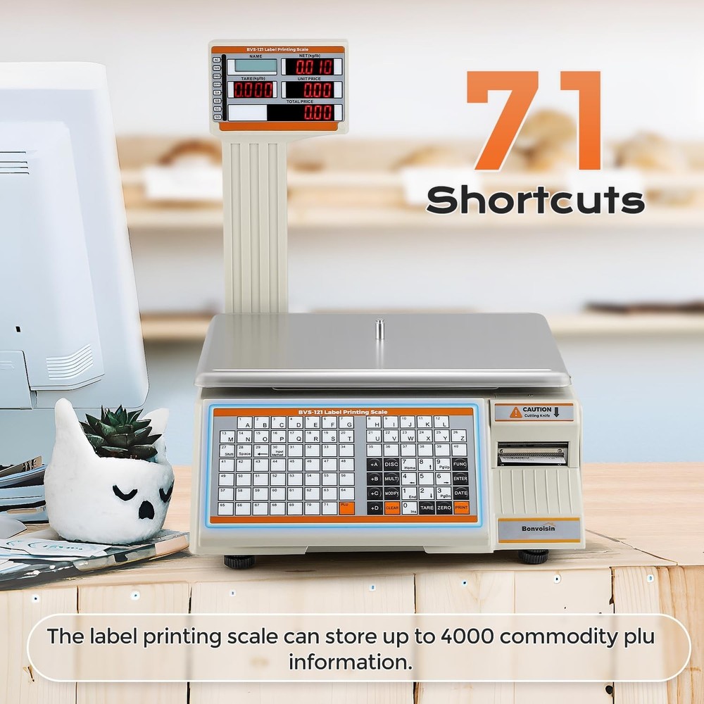 Price Computing Label Scale 66 Lb Capacity