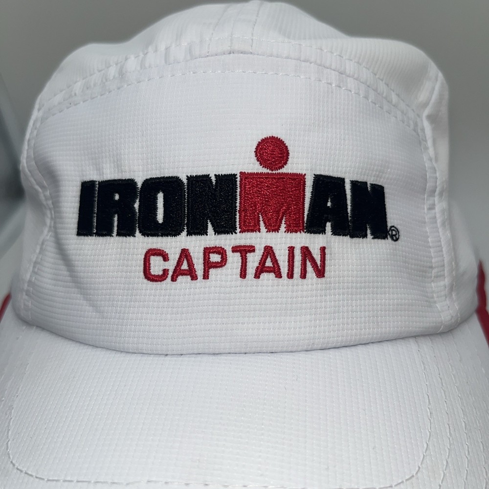Ironman Captain Performance White Hat Polyester NWOT