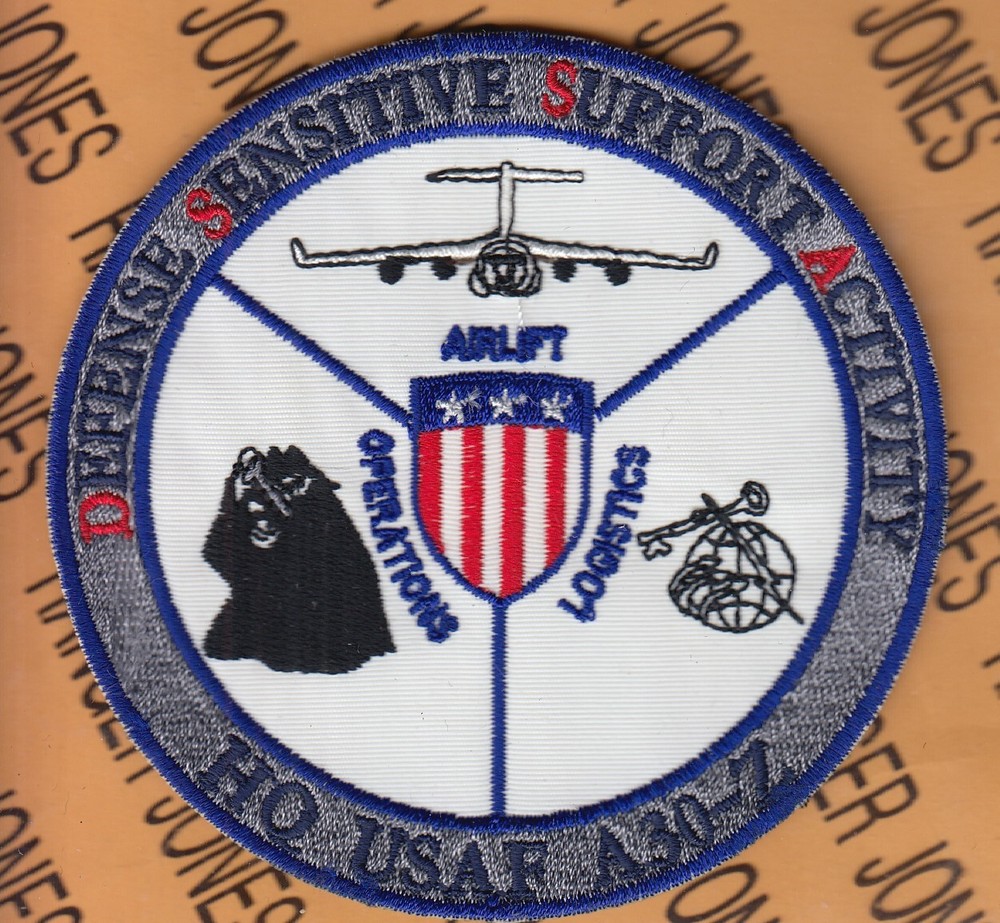 USAF Defense Sensitve Support Activity DSSA HQ A30-Z ~3.75" patch c/e