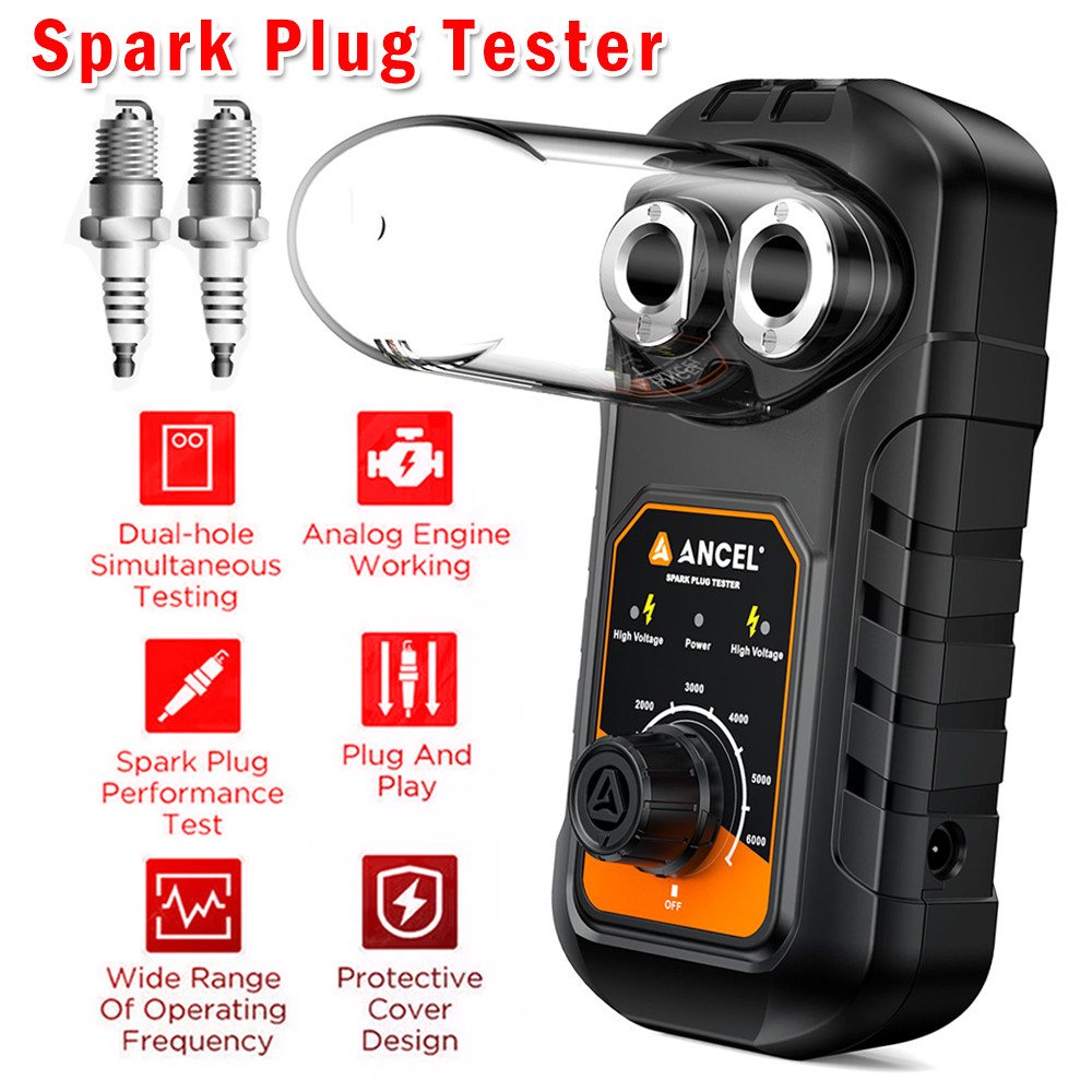 Car Spark Plug Tester Automotive Engine Ignition Coil Tester Plug Analyzer 110V