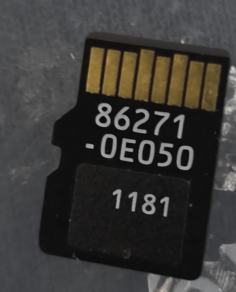 86271-0E050 SD Maps UPDATE