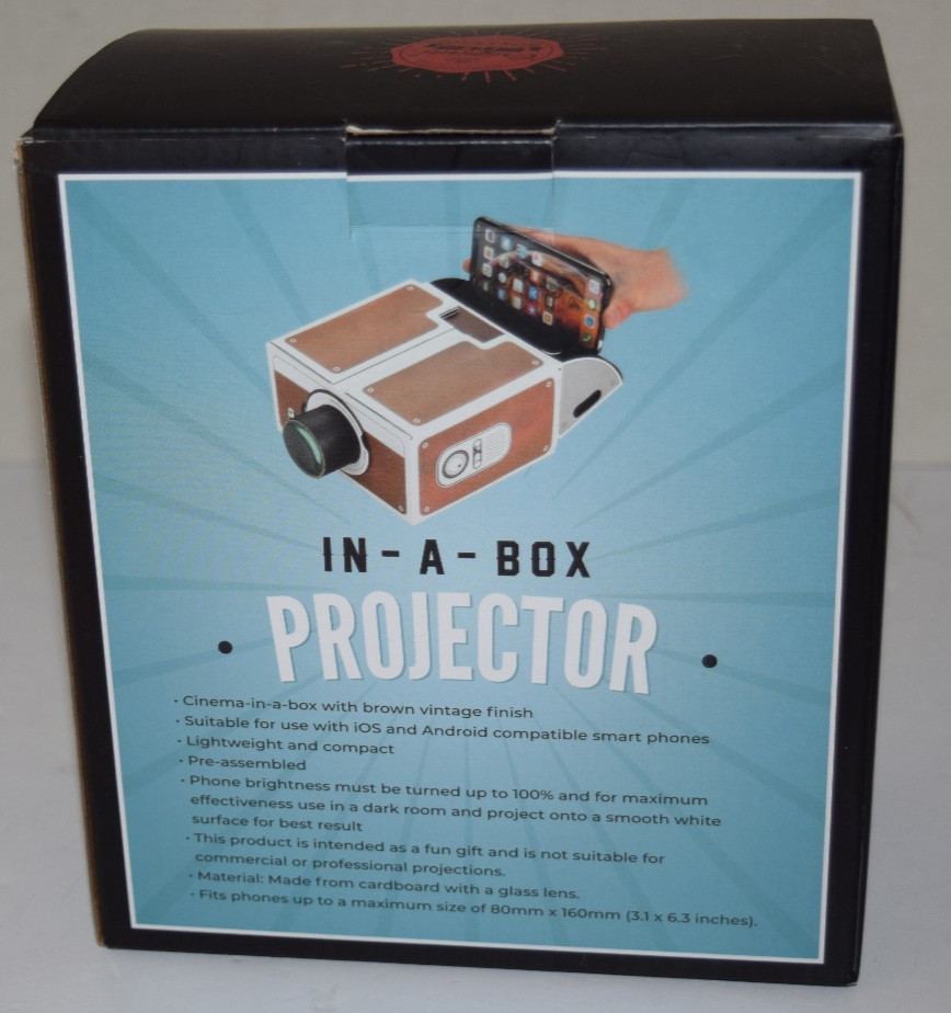 In-A-Box projector Open Box