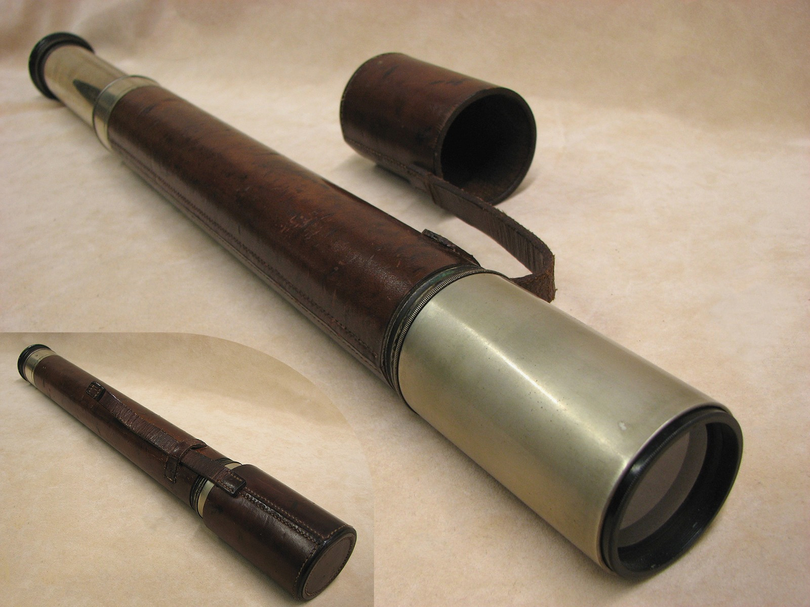 WW2 Ottway Royal Navy Officer of the Watch naval telescope Pattern 373