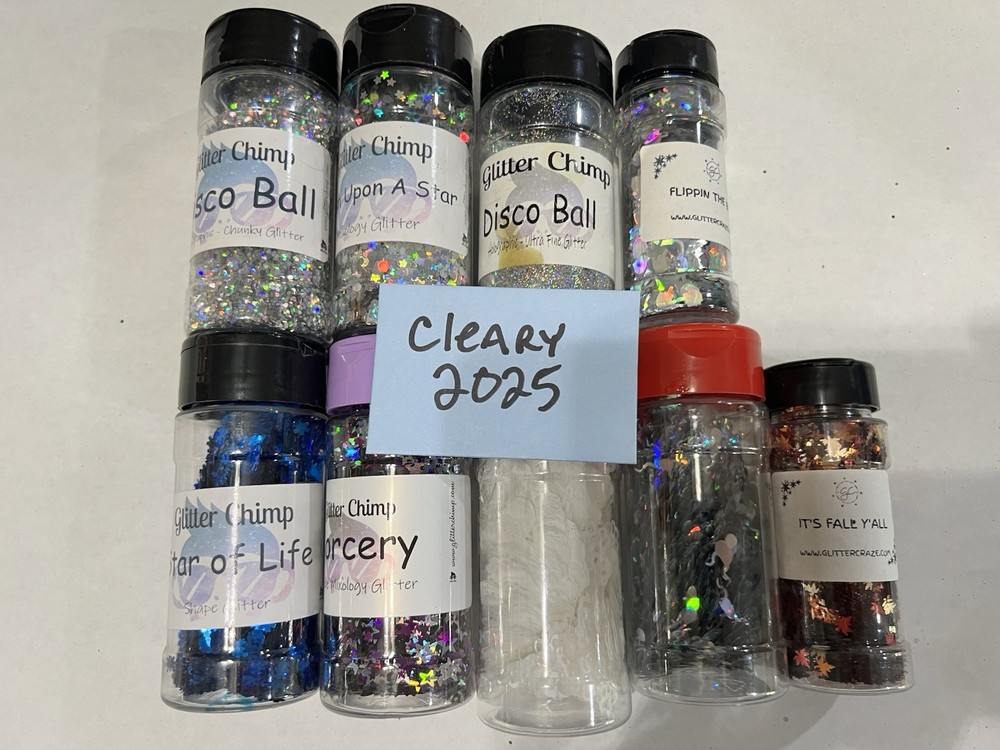 199 Bottles Mostly Glitter Chimp Glitter