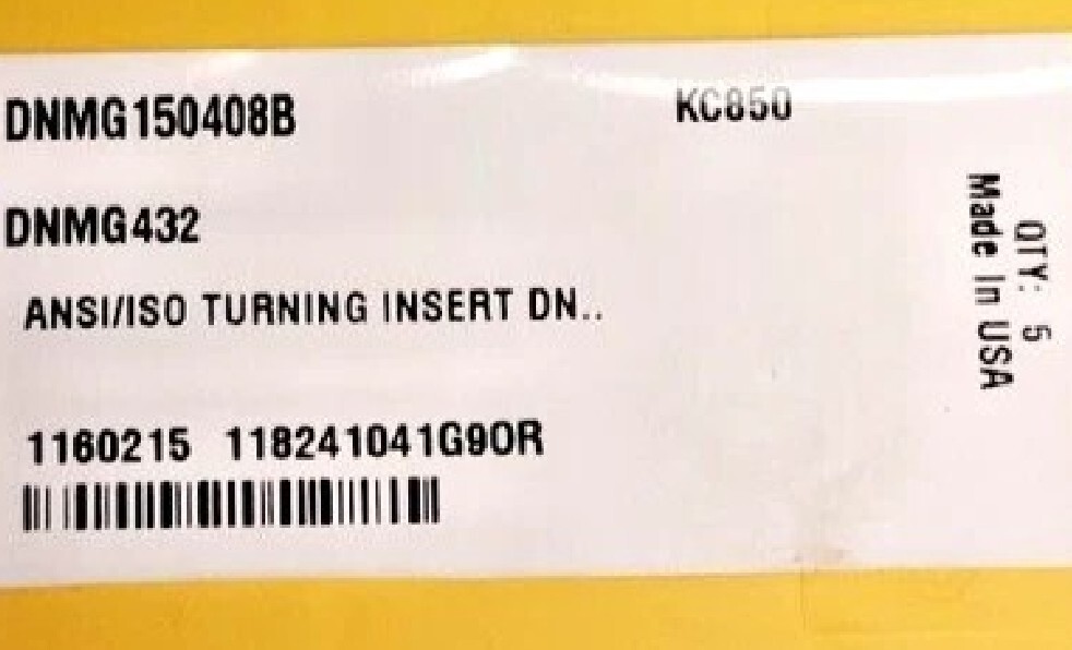 5PCS  ORIGINAL    INSERTS      DNMG150408B KC850