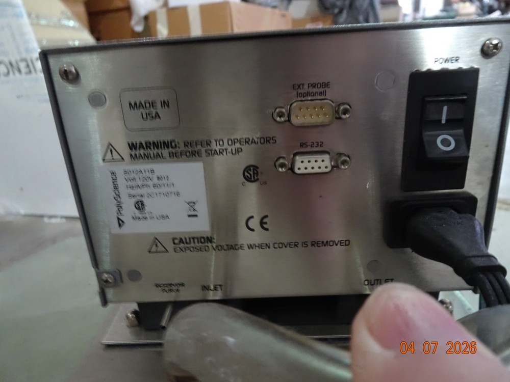 PolyScience 8012A11B Programmable Heated Circulating Bath 120V Used.