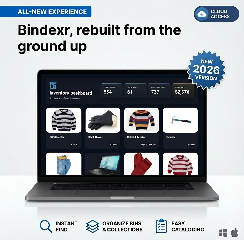 QR Code Inventory Labels for Storage Bins | Organizing & Home Inventory