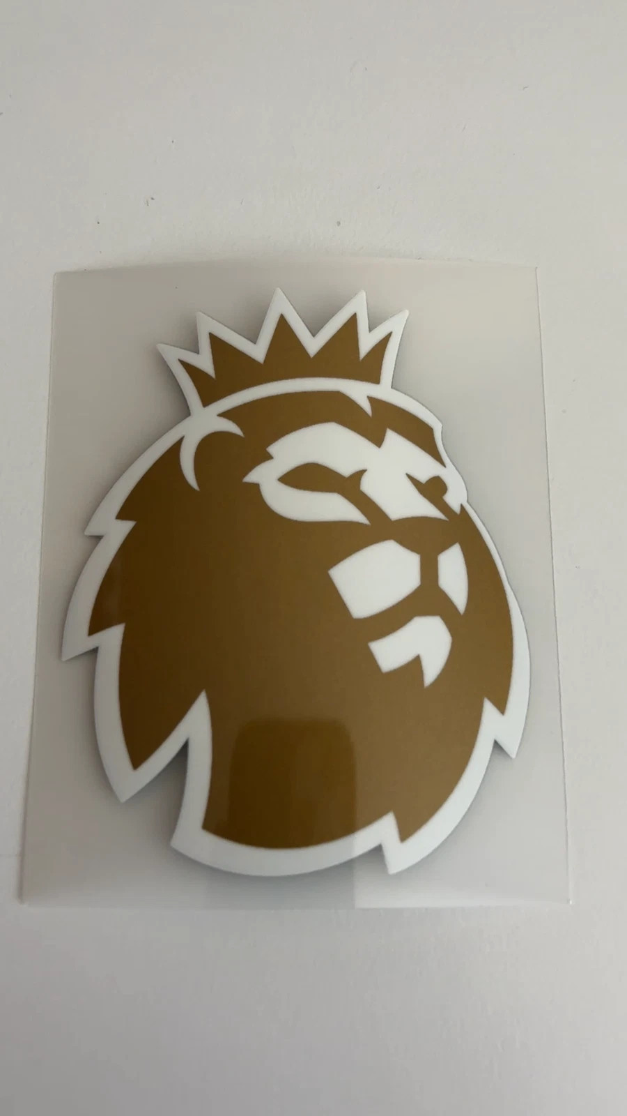 2 Piece EPL ENGLAND Premier League Gold iron on Patch Badge