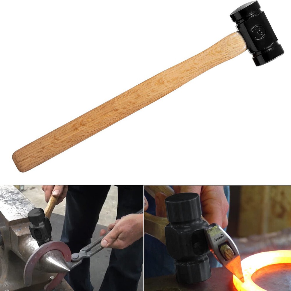 61B Hammer for Handmade Farrier Forge Tool Versatile Blacksmith Hammer 36OZ