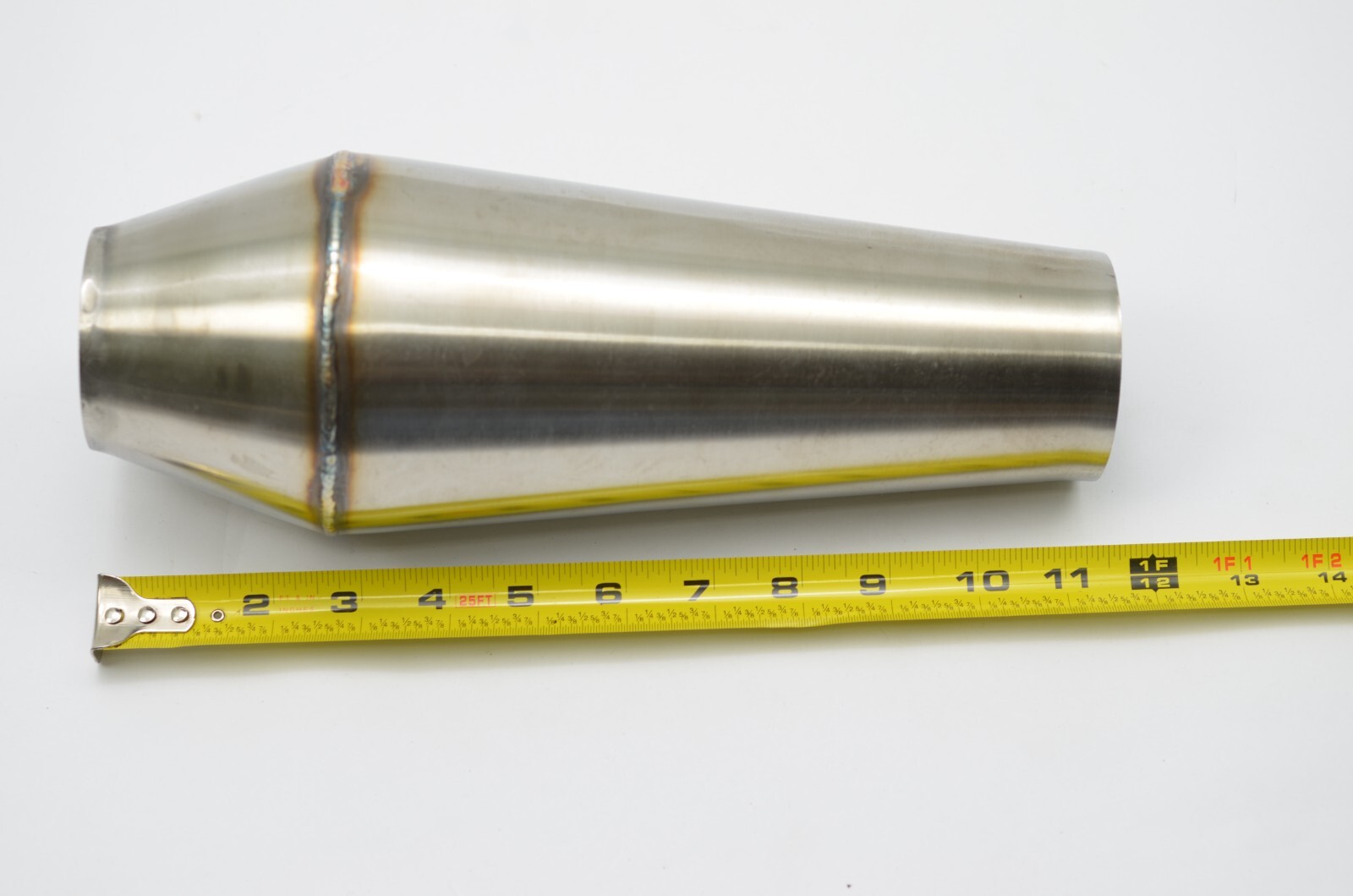 1320 Performance 2.5" inlet 2.5" out megaphone Stainless Reverse Cone collector