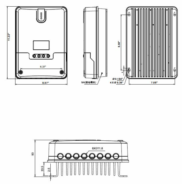 MidNite Solar MNMPPT60DIY MPPT Charge Controller 60A 150V DIY