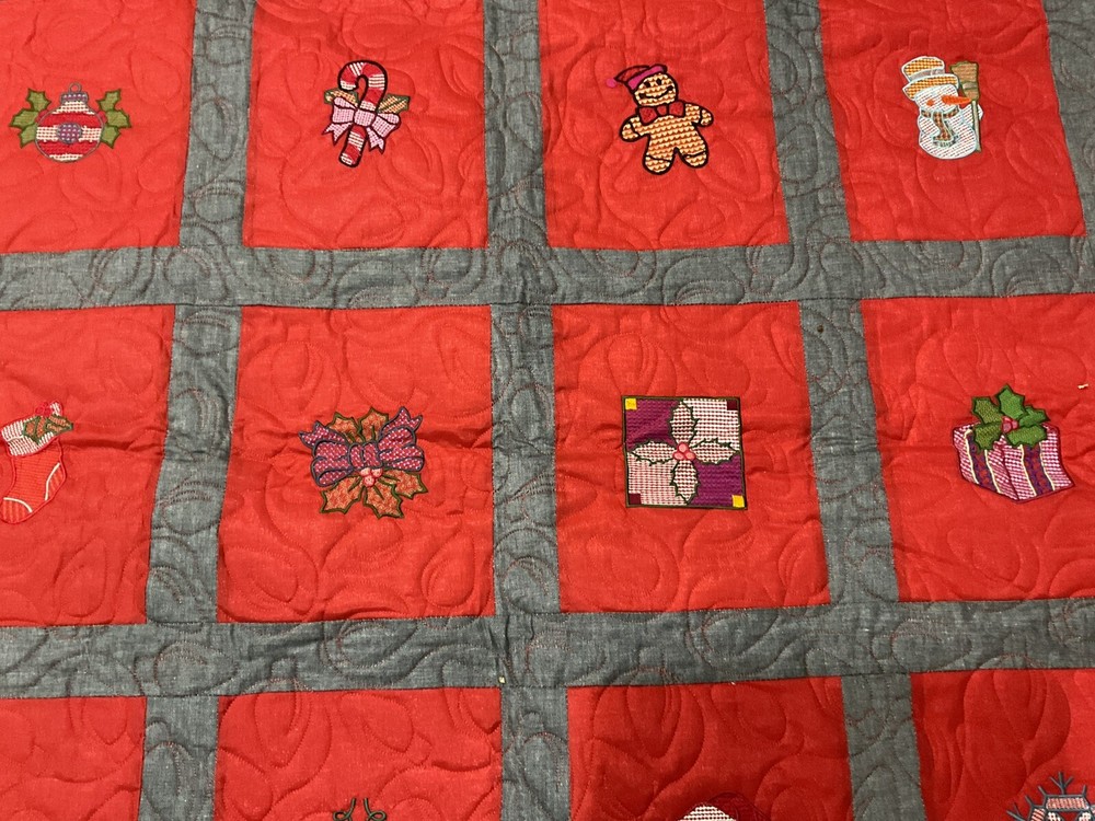 Wall Quilt lap small Bedspread Christmas Theme