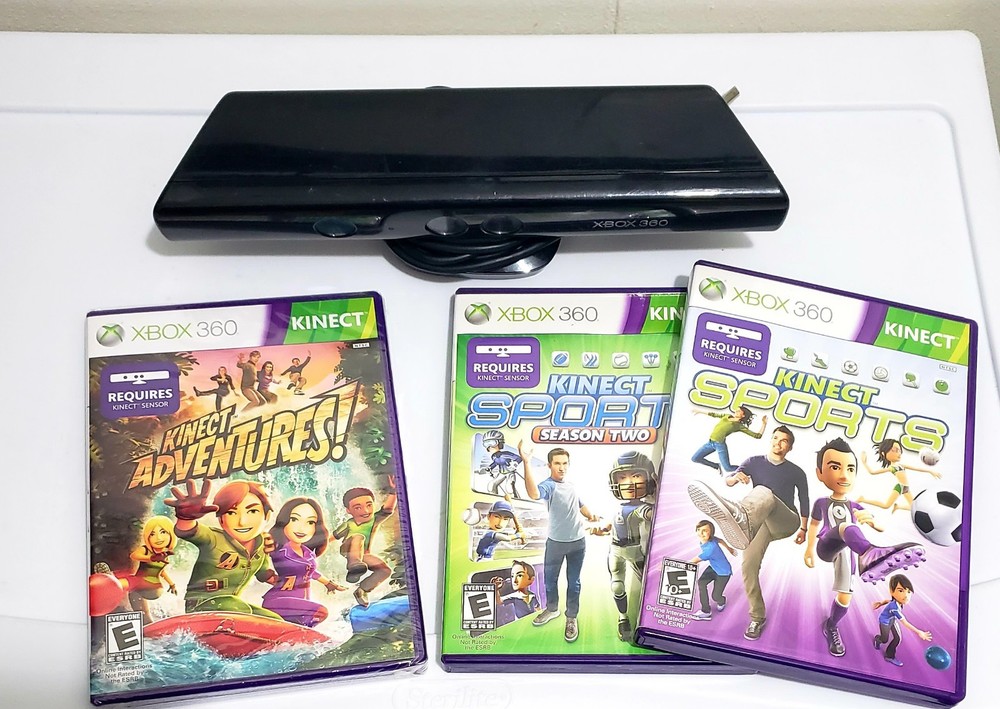 Xbox 360 Kinect Bundle Kinect Adventures Is Sealed