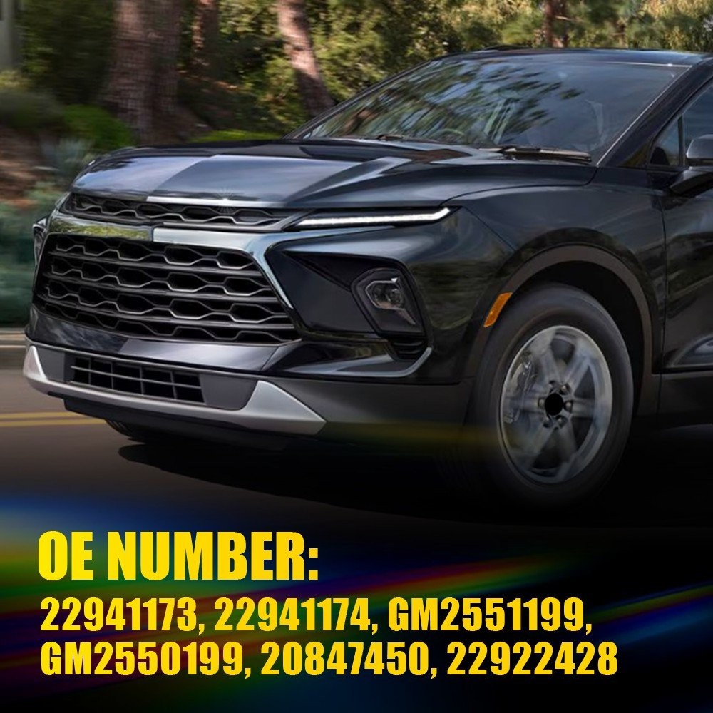 For 2017-2024 Cadillac XT5 Amber Front Fender Side Marker Light LED GM2551199 2x