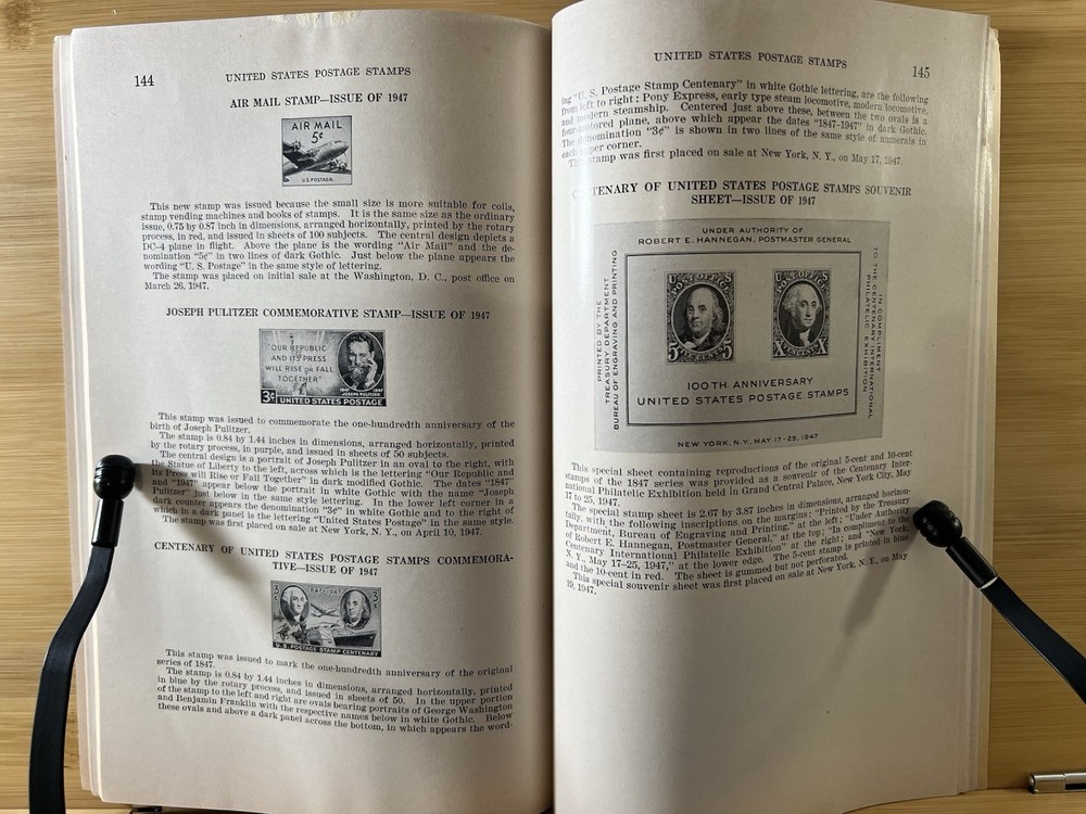 Lot Of 2 PB Postage Stamps Of US 1847-1950 & US Stamps & Stories 1979 Books READ